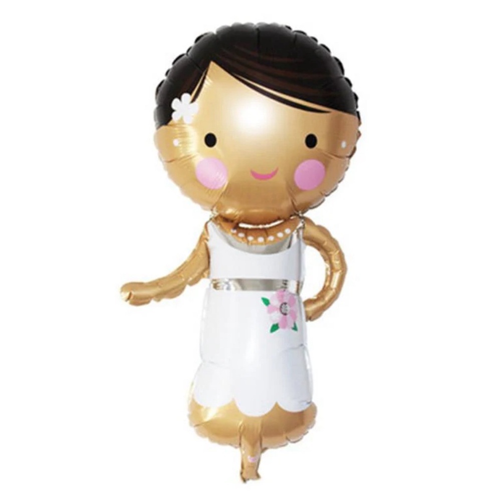 Bride GIANT helium balloon 50” tall